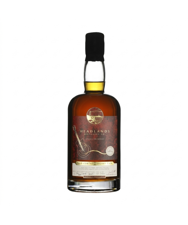 Headlands Distilling Company Palo Cortado Single Cask Whisky 700ml