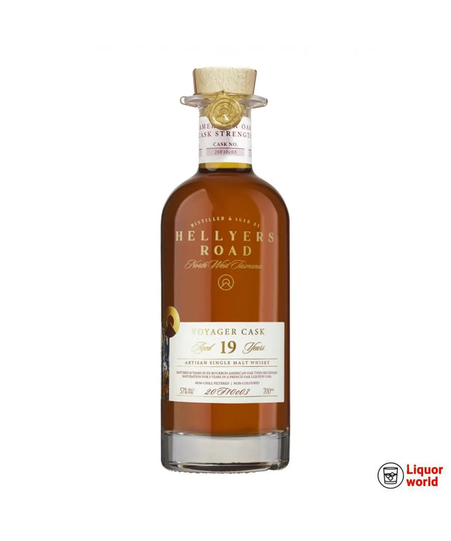 Hellyers Road 19 Year Old Voyager Cask Single Malt Whisky 700ml - Liquorworld