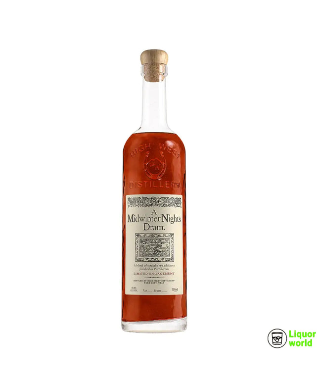High West A Midwinter Nights Dram Rye Whiskey 750mL - Liquorworld