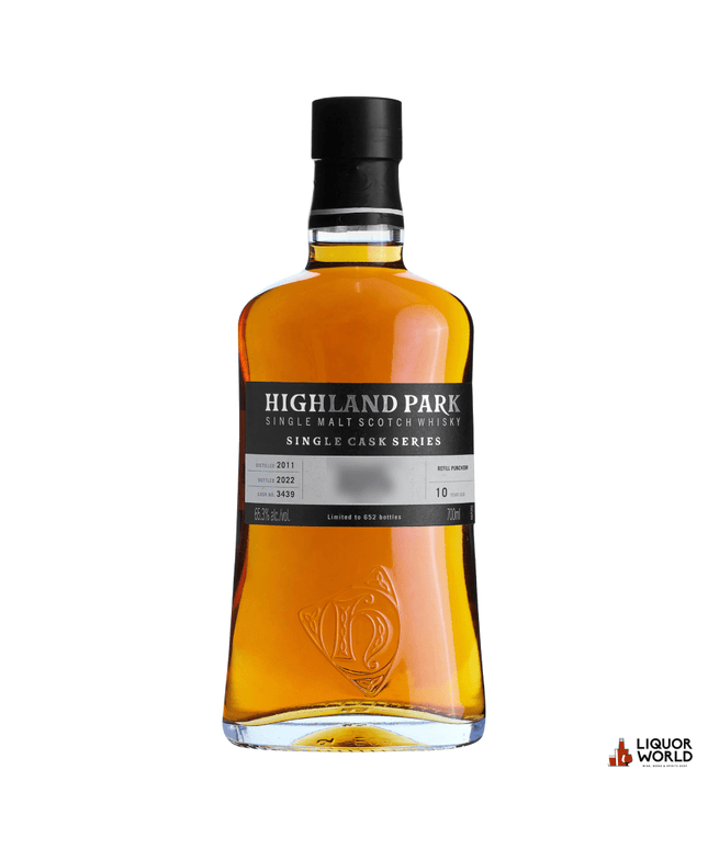 Highland Park 10 Year Old Single Cask #3439 Ex Sherry Single Malt Whisky 700ml - Liquorworld