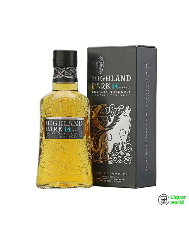 Highland Park 14 Year Old Loyalty Of The Wolf Single Malt Scotch Whisky Miniature 350mL - Liquorworld
