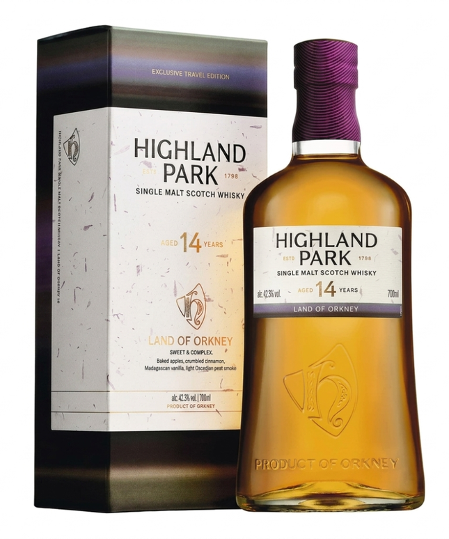 Highland Park 14 Year Old Land of Orkney Single Malt Scotch Whisky 700mL