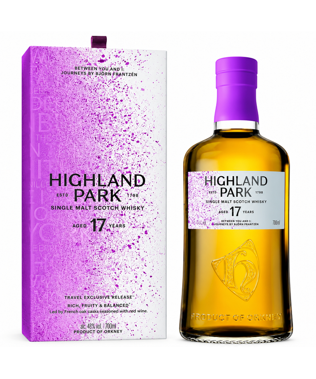 Highland Park 17 Year Old Between You and I: Journeys by Björn Frantzén Michelin Star Edition Single Malt Scotch Whisky 700mL