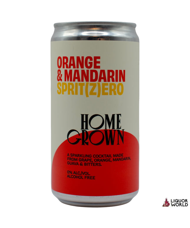 Home Grown Non alcoholic Orange & Mandarin Spritz 250ml (16 Pack) - Liquorworld
