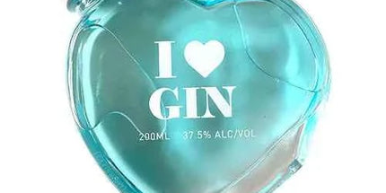 I Love Gin Heart Shaped Bottle 200mL