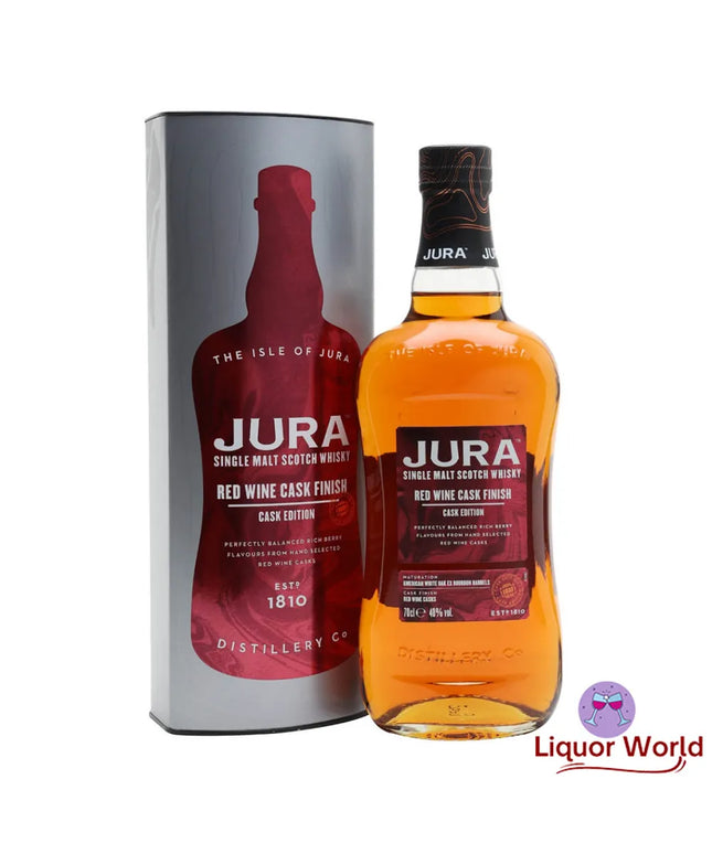 Isle Of Jura Red Wine Cask Single Malt Scotch Whisky 700ml - Liquorworld