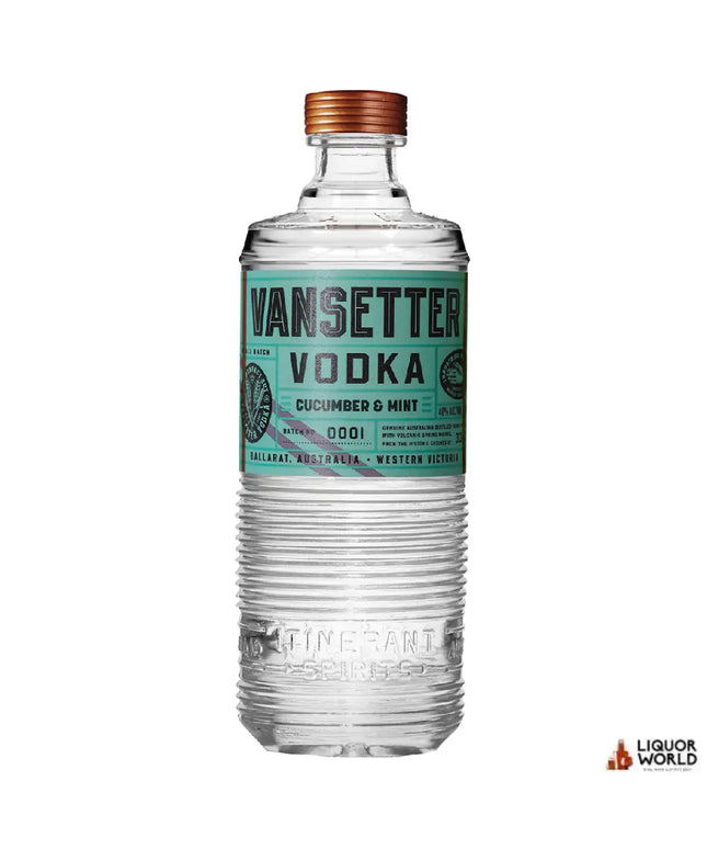 Itinerant Spirits Vansetter Vodka Cucumber & Mint 700ml - Liquorworld