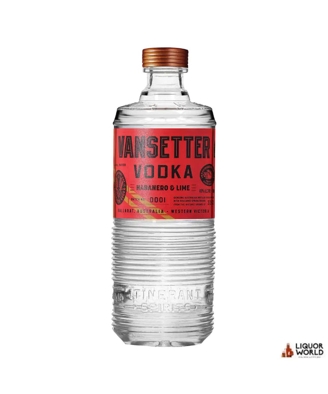 Itinerant Spirits Vansetter Vodka Habenerao & Lime 700ml - Liquorworld