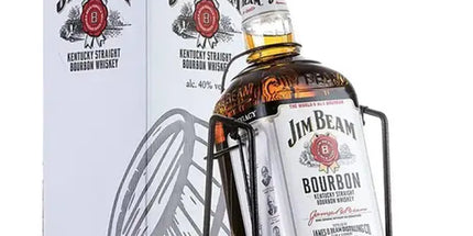 JIM BEAM WHITE LABEL & CRADLE 4.5 LITRES - Liquorworld