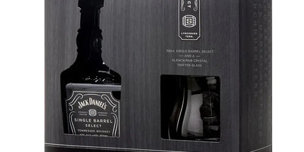 Jack Daniels Single Barrel Select + Glencairn Crysal Snifter Glass Pack Tennessee Whiskey 700mL - Liquorworld
