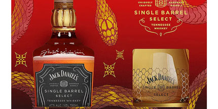 Jack Daniels Single Barrel Select Year Of The Snake 2025 + Glass Gift Pack Tennessee Whiskey 750mL - Liquorworld