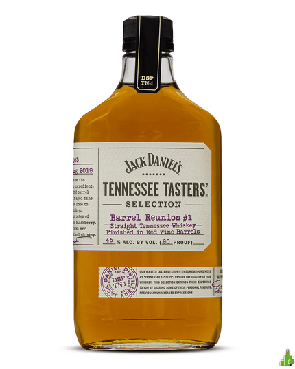 Jack Daniels Tennessee Tasters Selection Limited Edition Barrel Reunion #1 Red Wine Barrels Tennessee Whiskey 375mL