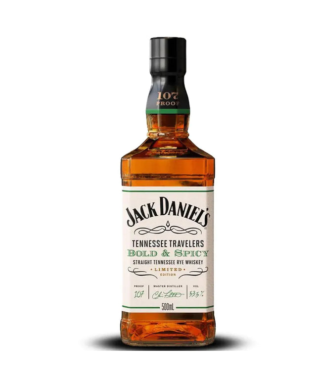 Jack Daniel's Tennessee Travelers Bold & Spicy Limited Edition Tennessee Rye Whiskey 500mL - Liquorworld