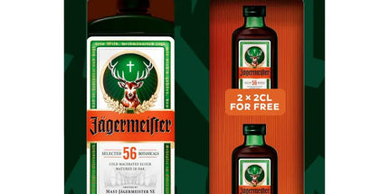 Jagermeister Herb Liqueur Gift Pack 700mL + 2 x Miniature 20mL - Liquorworld