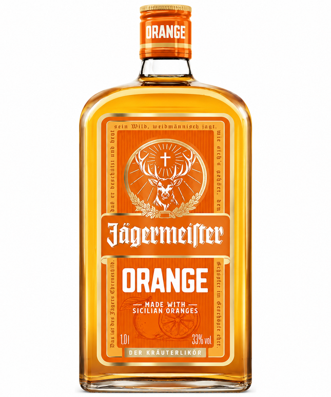 Jagermeister Orange Limited Edition Herbal Liqueur 1L