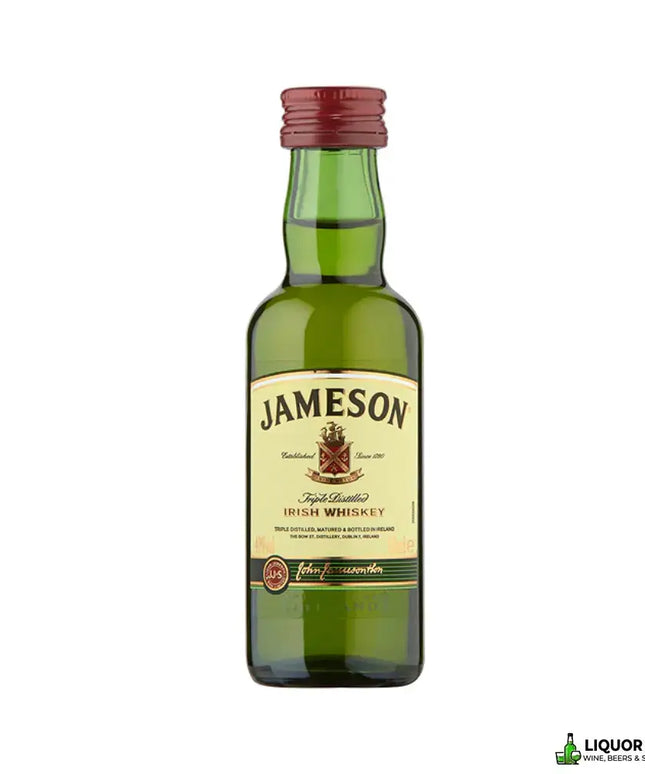 Jameson Blended Irish Whiskey Glass Miniature 50mL