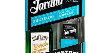 Jarana Tequila Blanco & Controy Orange Liqueur Pack 1Lt