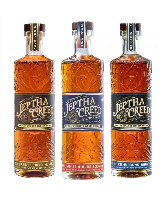 Jeptha Creed Collection Kentucky Straight Bourbon Whiskey 3 x 750mL