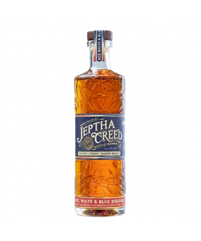 Jeptha Creed Red, White & Blue Limited Edition Kentucky Straight Bourbon Whiskey 750mL