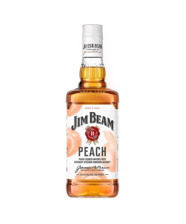 Jim Beam Kentucky Straight Peach Infused Bourbon Liqueur 700mL - Liquorworld