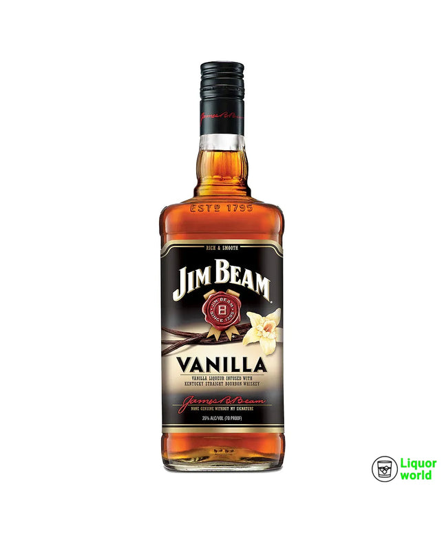 Jim Beam Kentucky Straight Vanilla Infused Bourbon Liqueur 750mL - Liquorworld