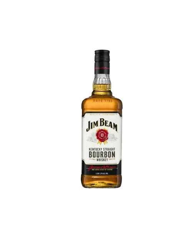 Jim Beam White Label Kentucky Straight Bourbon Whiskey 1000ml