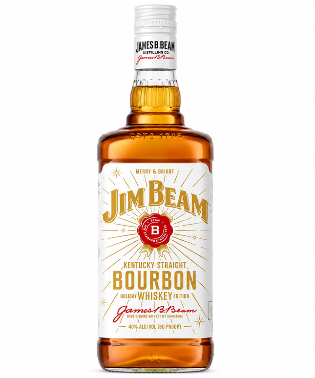 Jim Beam Holiday Limited Edition 40% Kentucky Straight Bourbon Whiskey 1L