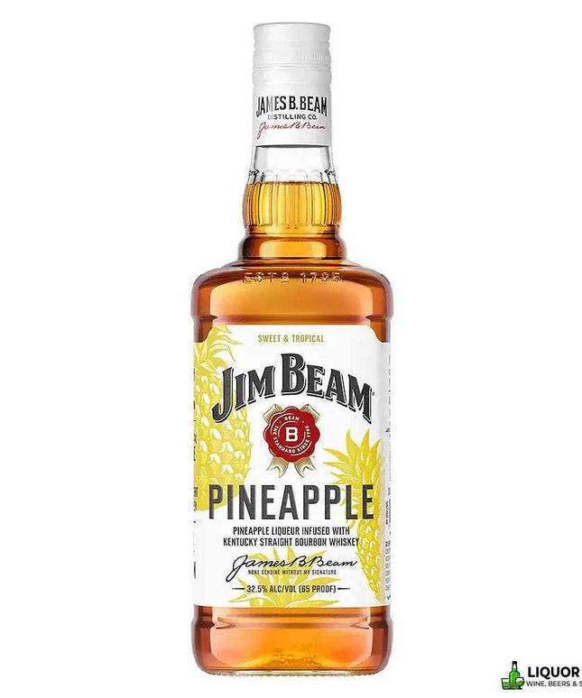 Jim Beam Kentucky Straight Pineapple Infused Bourbon Liqueur Whiskey 750mL