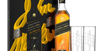 Johnnie Walker Black Label + 2 Highball Glasses Gift Pack Blended Scotch Whisky 700mL - Liquorworld