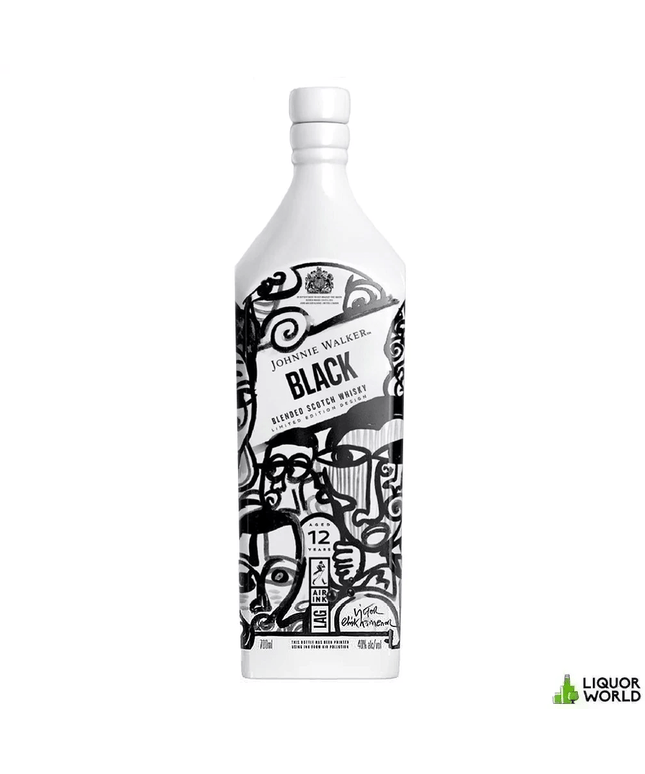 Johnnie Walker Black Label Air-Link Lagos Limited Edition Ceramic Blended Scotch Whisky 700mL - Liquorworld