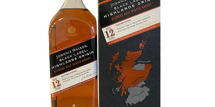 Johnnie Walker Black Label Highlands Origin 12 Year Old Blended Scotch Whisky 1L - Liquorworld