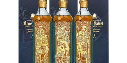 Johnnie Walker Blue Label 3 Gods Collection Fu Lu Shou (Fortune, Prosperity & Longevity) Blended Scotch Whisky 3 x 1L - Liquorworld
