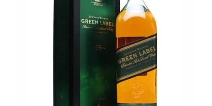 Johnnie Walker Green Label 15 Year Old Pure Malt Blended Scotch Whisky 750ml RAREST SIZE