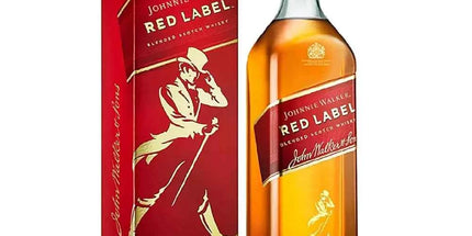 Johnnie Walker Red Label With Gift Box Blended Scotch Whisky 1L