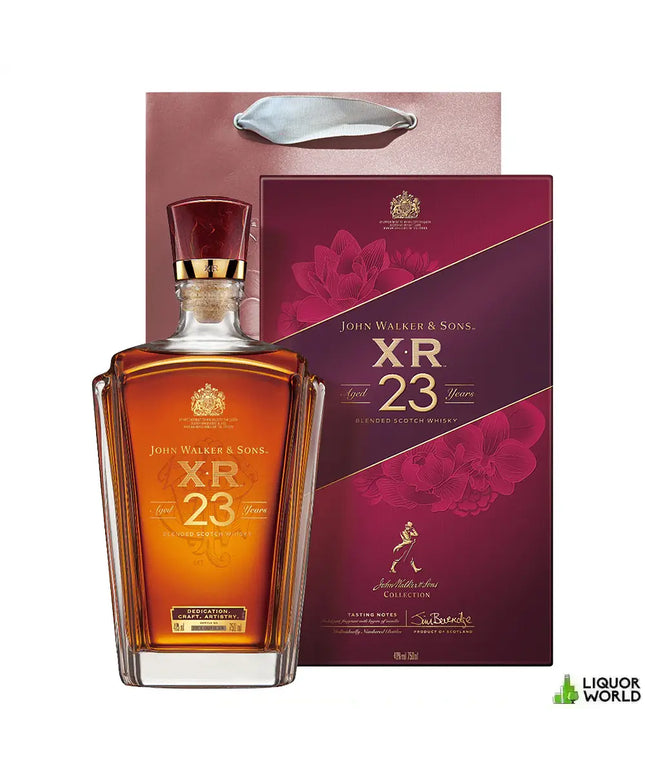 Johnnie Walker XR 23 Year Old Limited Edition Blended Scotch Whisky + Gift Bag 750mL - Liquorworld