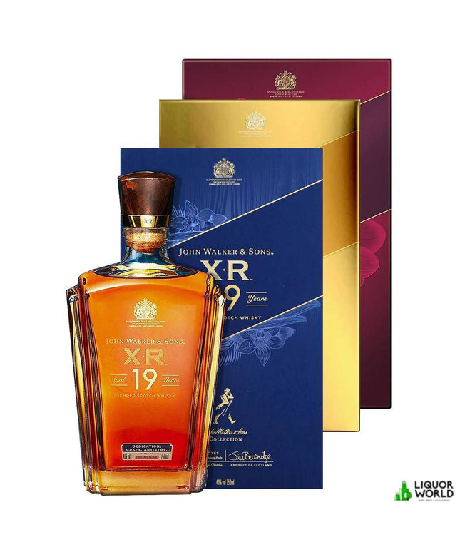 Johnnie Walker XR Collection 19, 21 & 23 Years Old Blended Scotch Whisky 3 x 750mL
