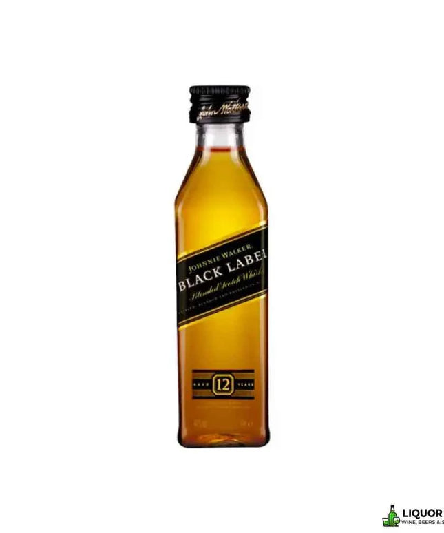 Johnnie Walker Black Label Blended Scotch Whisky 50mL