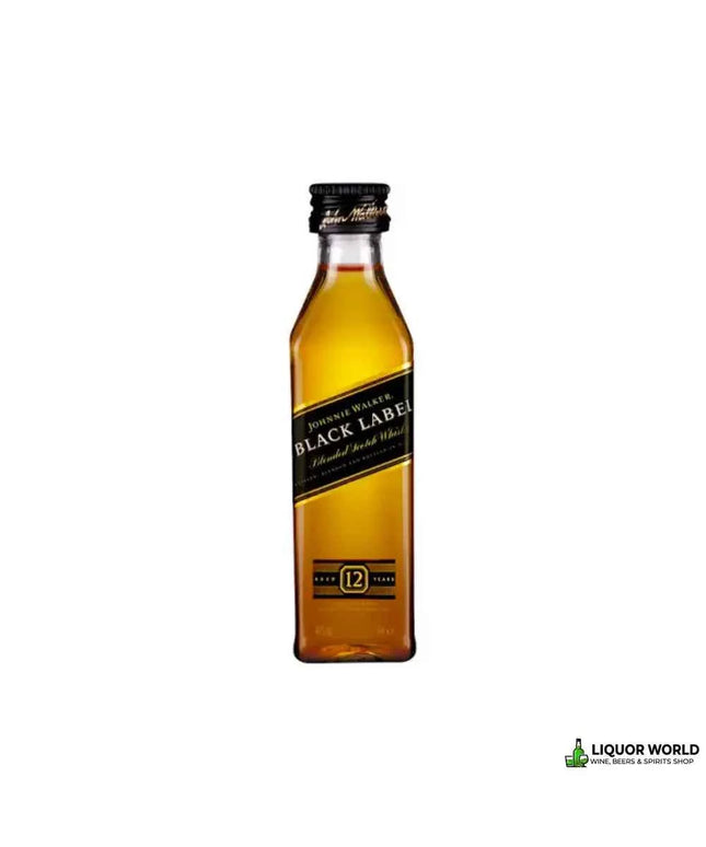 Johnnie Walker Black Label Blended Scotch Whisky 50mL