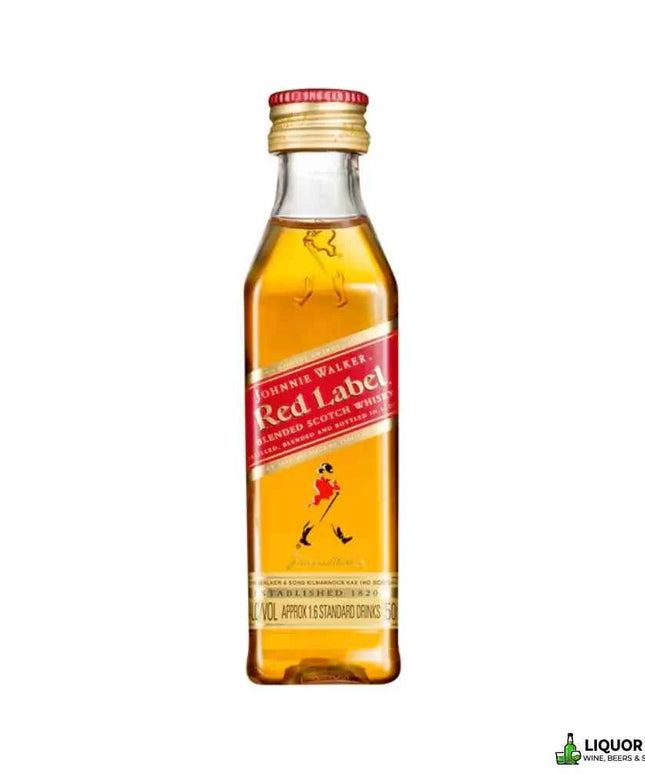 Johnnie Walker Red Label Blended Scotch Whisky Miniature 50mL