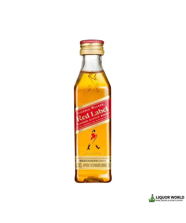 Johnnie Walker Red Label Blended Scotch Whisky Miniature 50mL