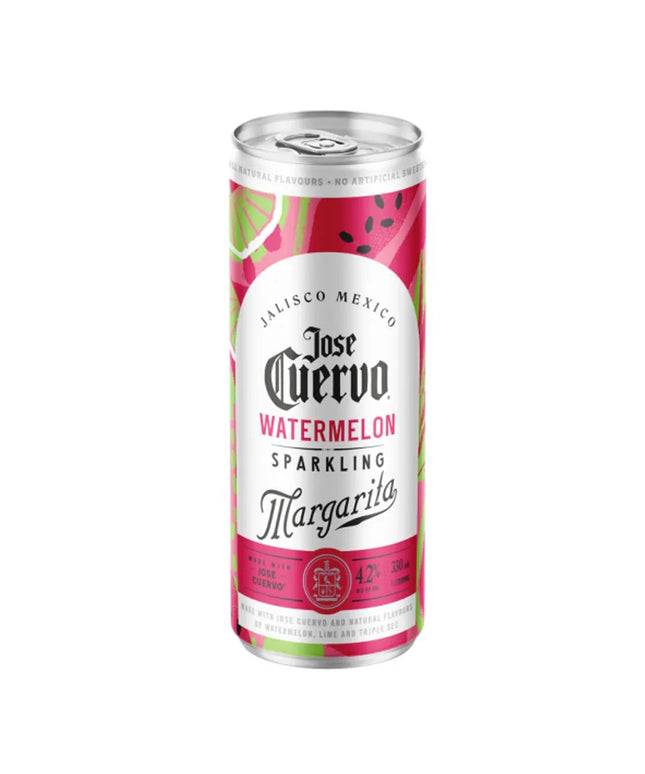 Jose Cuervo Sparkling Margarita Watermelon 330ml (24 Pack) - Liquorworld