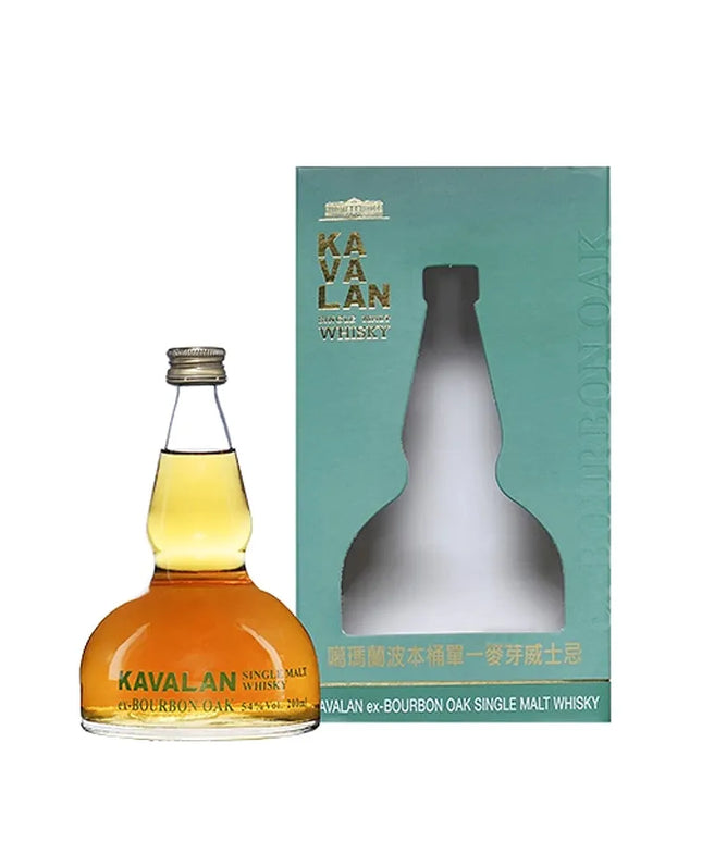Kavalan Ex-Bourbon Oak Alambic Cask Strength Single Malt Taiwanese Whisky Miniature 200mL - Liquorworld