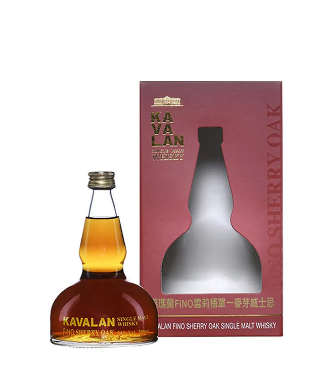 Kavalan Fino Sherry Oak Alambic Cask Strength Single Malt Taiwanese Whisky Miniature 200mL - Liquorworld