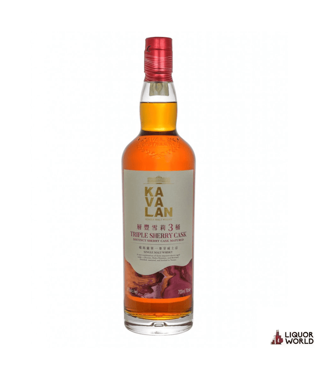 Kavalan Triple Sherry Cask Matured Single Malt Taiwanese Whisky 700mL - Liquorworld