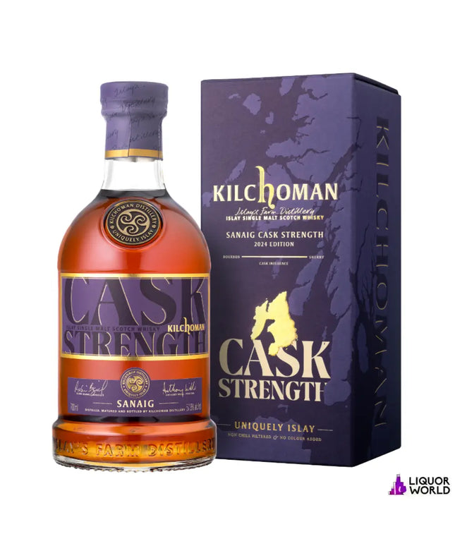 Kilchoman Sanaig Cask Strength Islay Single Malt Scotch Whisky 700ml