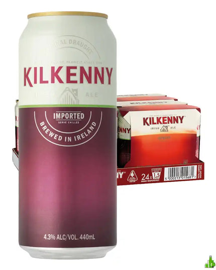 Kilkenny Draught Irish Ale Beer Case 24 x 440mL Cans