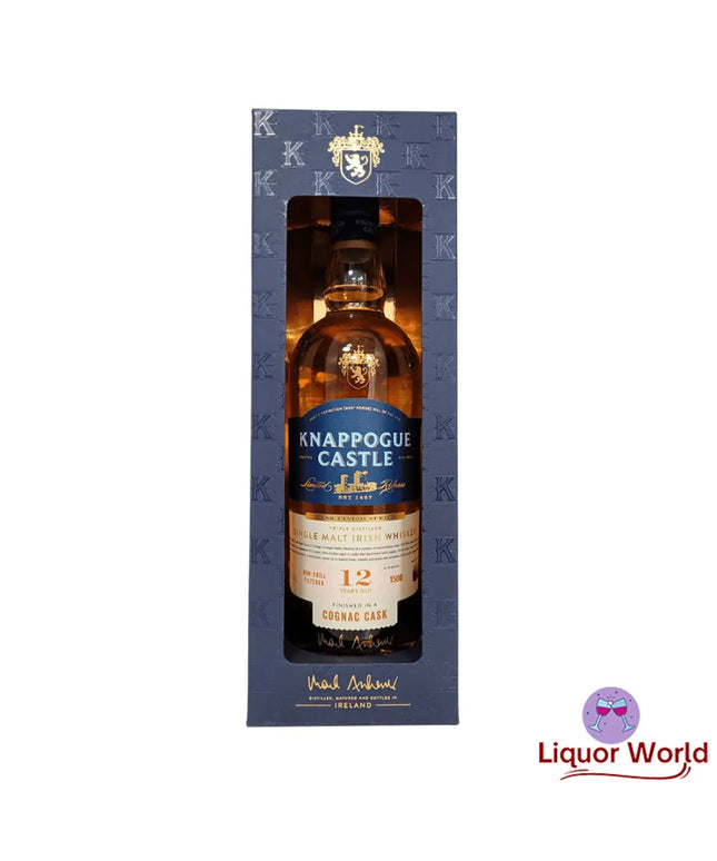 Knappogue Castle 12 Year Old Cognac Cask Single Malt Whiskey 700ml - Liquorworld