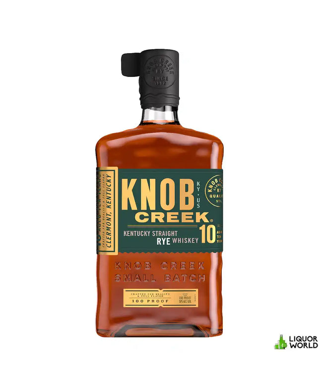 Knob Creek 10 Year Old Small Batch Kentucky Straight Rye Whiskey 750mL