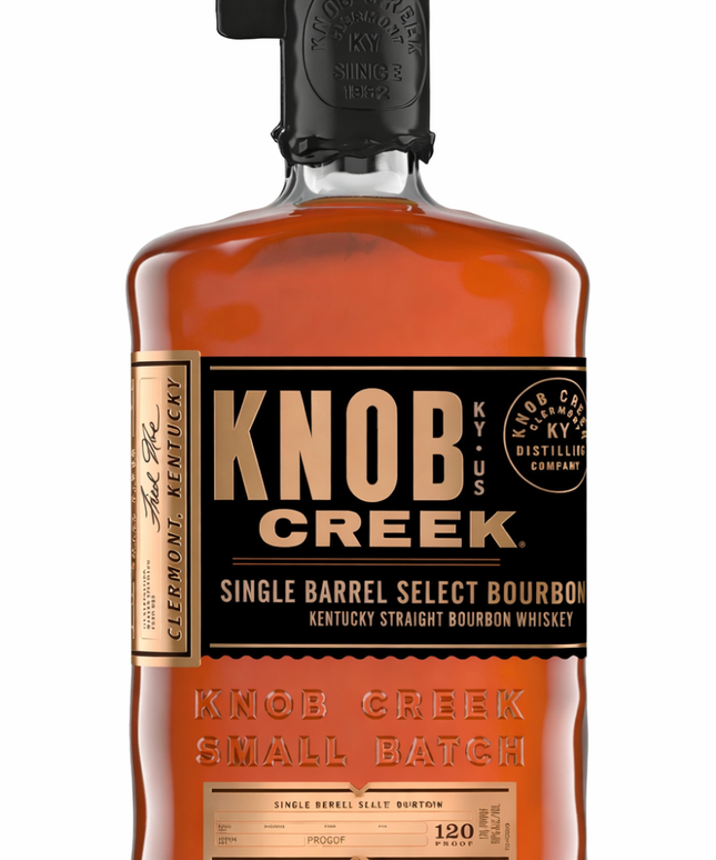 Knob Creek 10 Year Old Single Barrel Select "Liquor World" 120 Proof Kentucky Straight Bourbon Whiskey 750mL