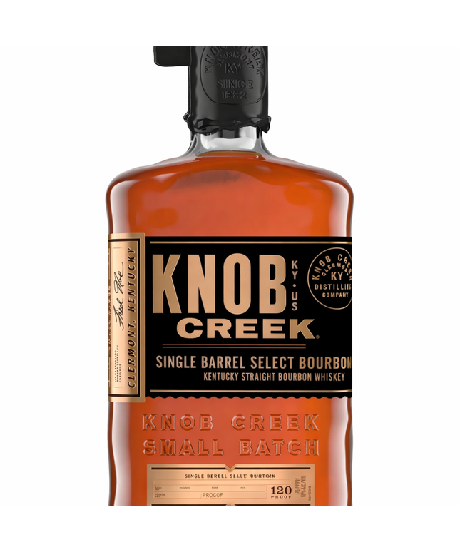 Knob Creek 10 Year Old Single Barrel Select "Liquor World" 120 Proof Kentucky Straight Bourbon Whiskey 750mL